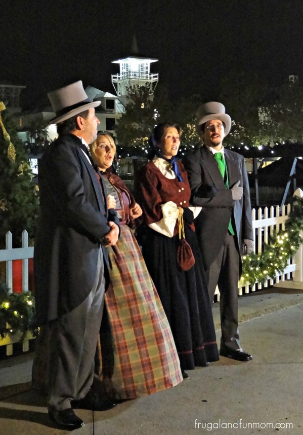 Carolers at Snow Snowing Kissimmee